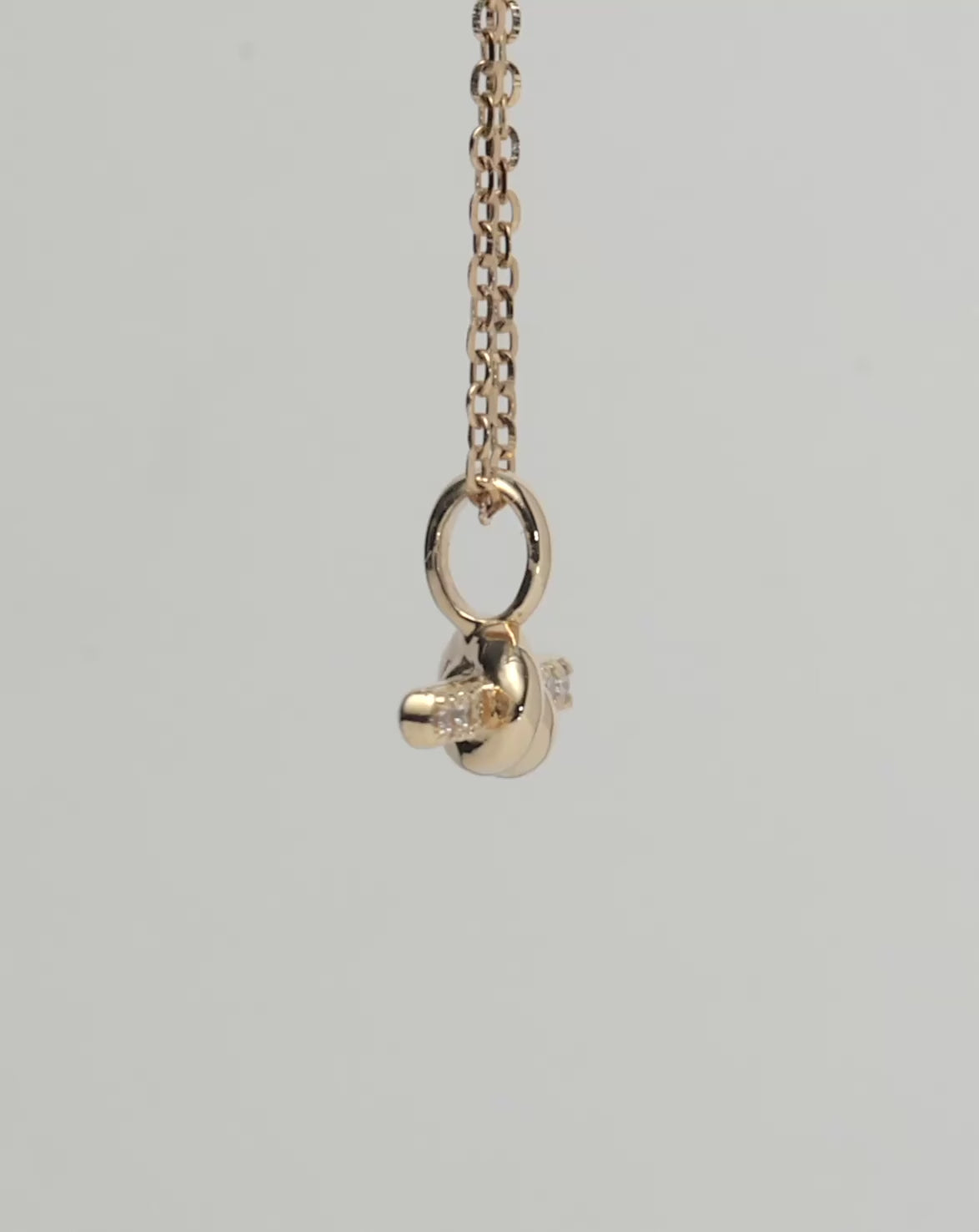 Lucy Williams Fine Diamond T-Bar Pendant Necklace | 14ct Yellow Gold Necklaces Missoma 