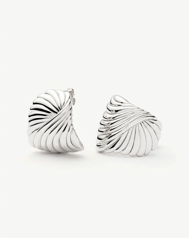 Ripple Oversized Stud Earrings