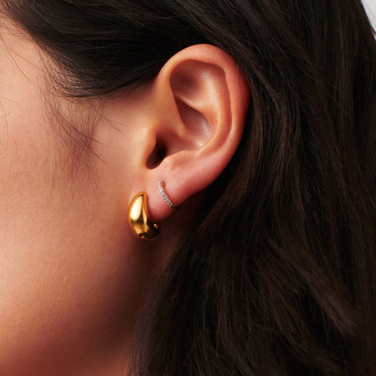 Savi Dome Mini Hoop Earrings Earrings Missoma 