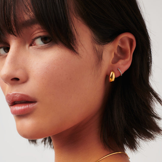 Savi Dome Mini Hoop Earrings Earrings Missoma 