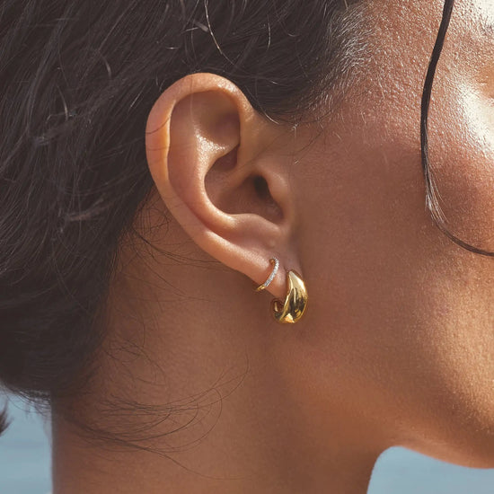 Savi Dome Mini Hoop Earrings Earrings Missoma 