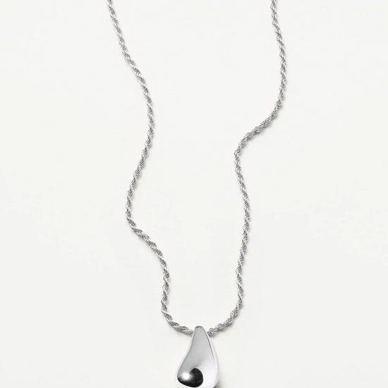 Savi Sculptural Droplet Pendant Necklace | Sterling Silver Necklaces Missoma 