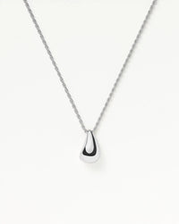 Savi Sculptural Droplet Pendant Necklace | Sterling Silver Necklaces Missoma 