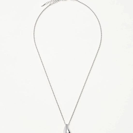Savi Sculptural Droplet Pendant Necklace | Sterling Silver Necklaces Missoma 