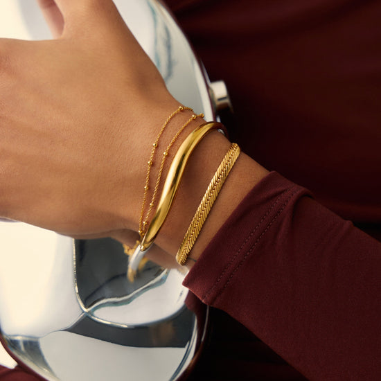 Savi Signature Hinged Bangle | Mix Metal Bracelets Missoma 