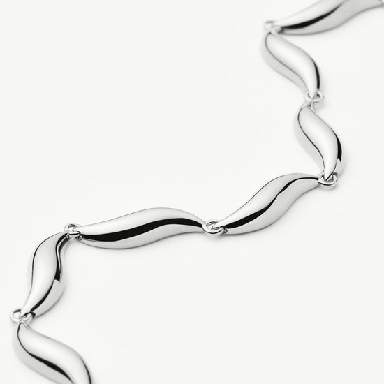 Savi Signature Link Chain Bracelet | Silver Plated Bracelets Missoma 