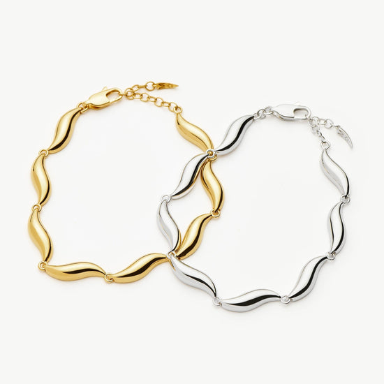 Savi Signature Link Chain Bracelet | Silver Plated Bracelets Missoma 