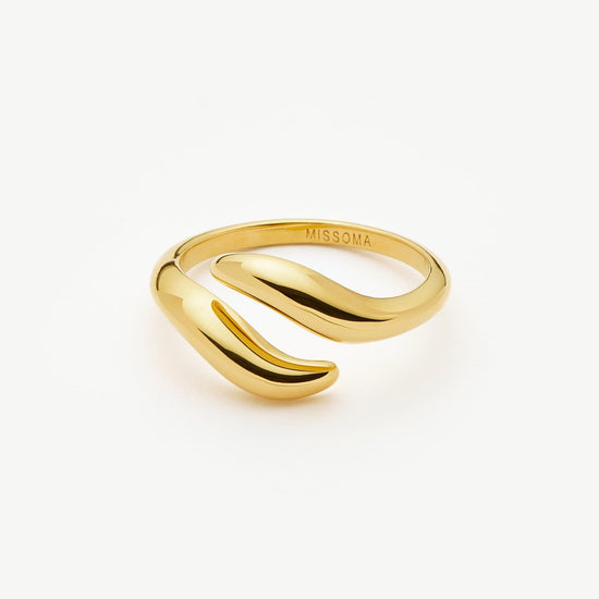 Savi Signature Open Ring | 18ct Gold Vermeil Rings Missoma 