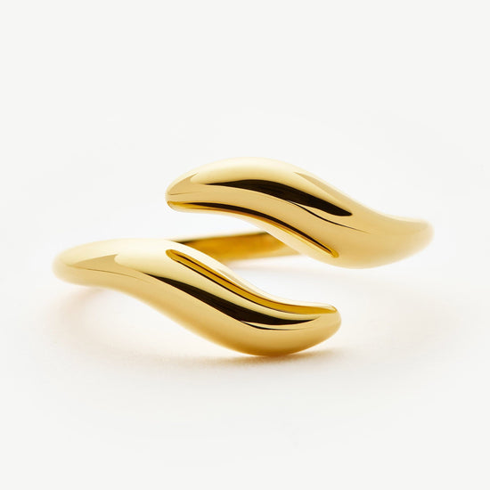 Savi Signature Open Ring | 18ct Gold Vermeil Rings Missoma 