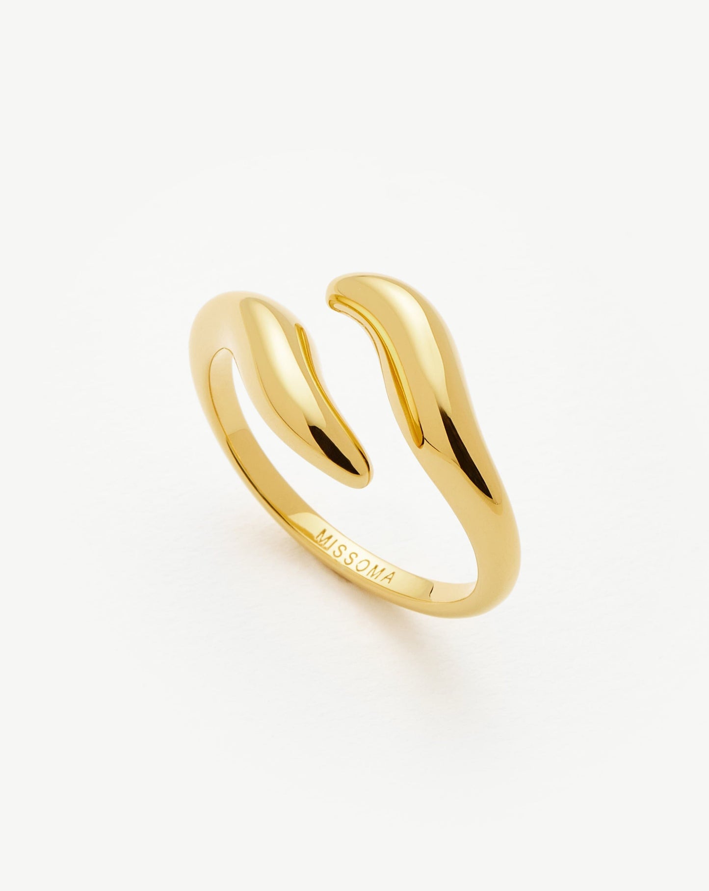 Savi Signature Open Ring | 18ct Gold Vermeil Rings Missoma 