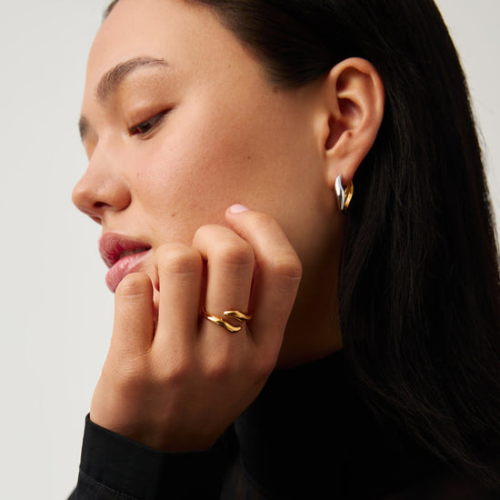 Savi Signature Open Ring | 18ct Gold Vermeil Rings Missoma 