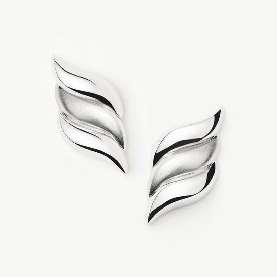 Savi Signature Oversized Stud Earrings | Sterling Silver Earrings Missoma 