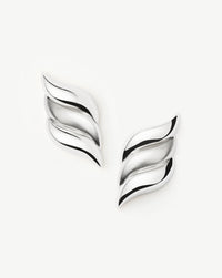 Savi Signature Oversized Stud Earrings | Sterling Silver Earrings Missoma 