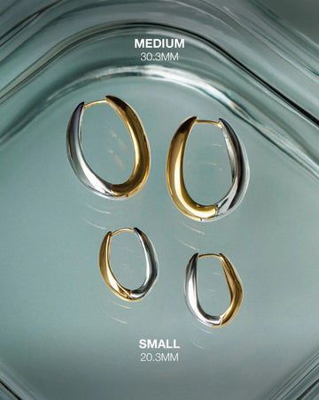 Savi Signature Small Hoop Earrings | Mix Metal Earrings Missoma 