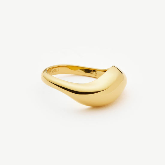 Savi Signature Stacking Ring | 18ct Gold Vermeil Rings Missoma 