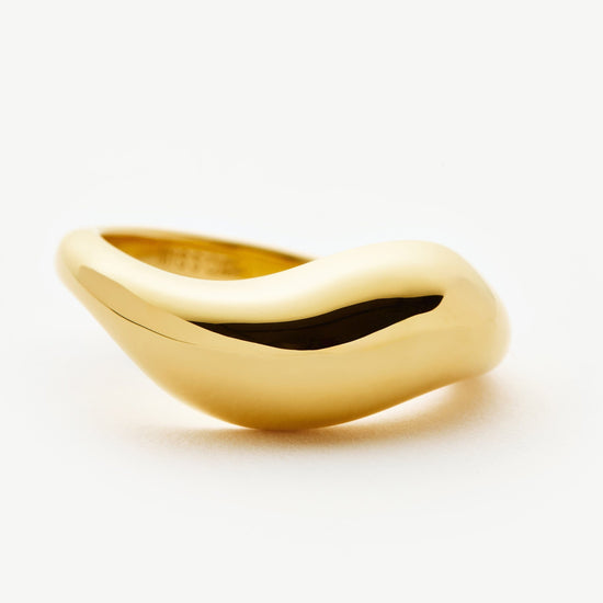 Savi Signature Stacking Ring | 18ct Gold Vermeil Rings Missoma 