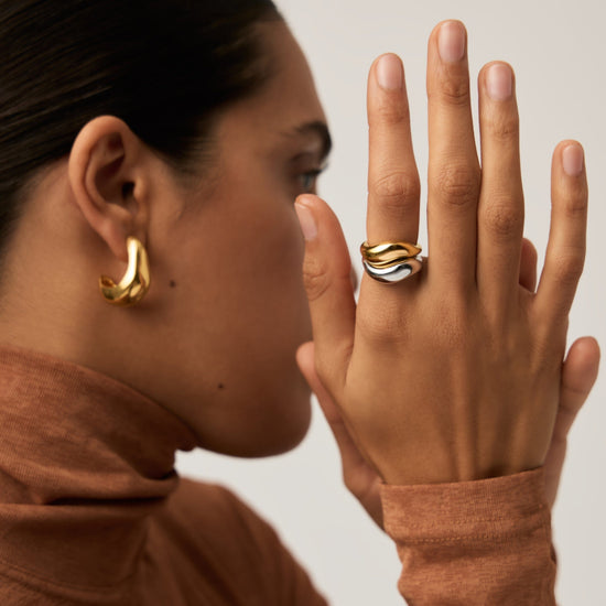 Savi Signature Stacking Ring Set | Mixed Metal Layering Sets Missoma 