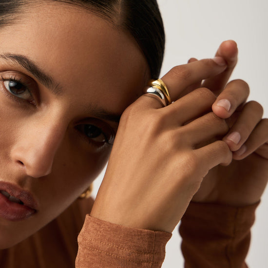 Savi Signature Stacking Ring Set | Mixed Metal Layering Sets Missoma 