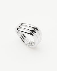 Savi Signature Triple Ring | Silver Plated Rings Missoma 