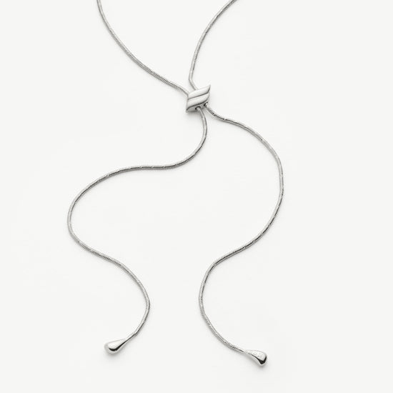 Savi Slider Snake Chain Necklace | Sterling Silver Necklaces Missoma 