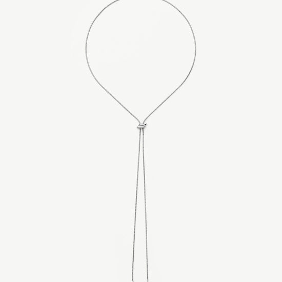 Savi Slider Snake Chain Necklace | Sterling Silver Necklaces Missoma 