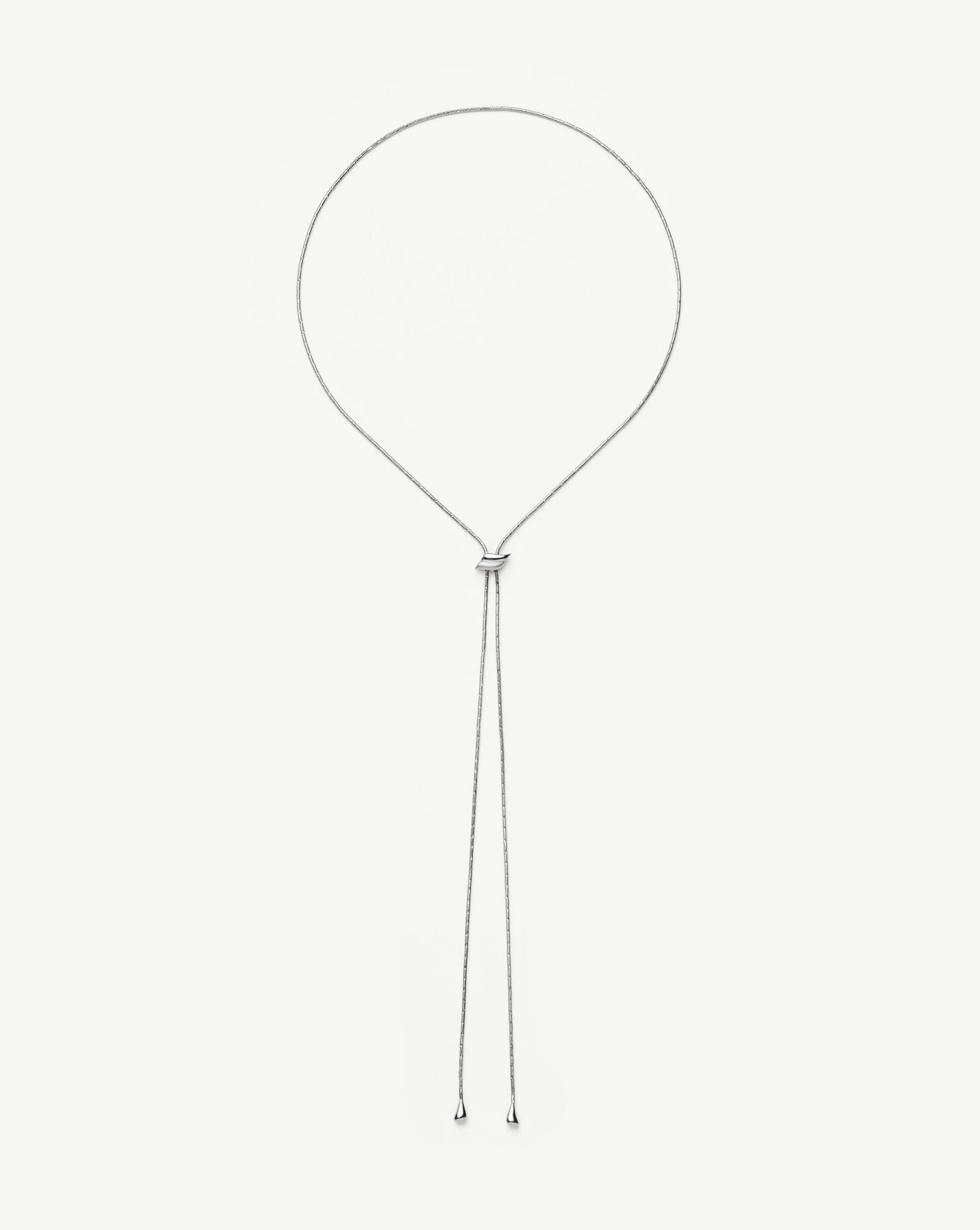 Savi Slider Snake Chain Necklace | Sterling Silver Necklaces Missoma 