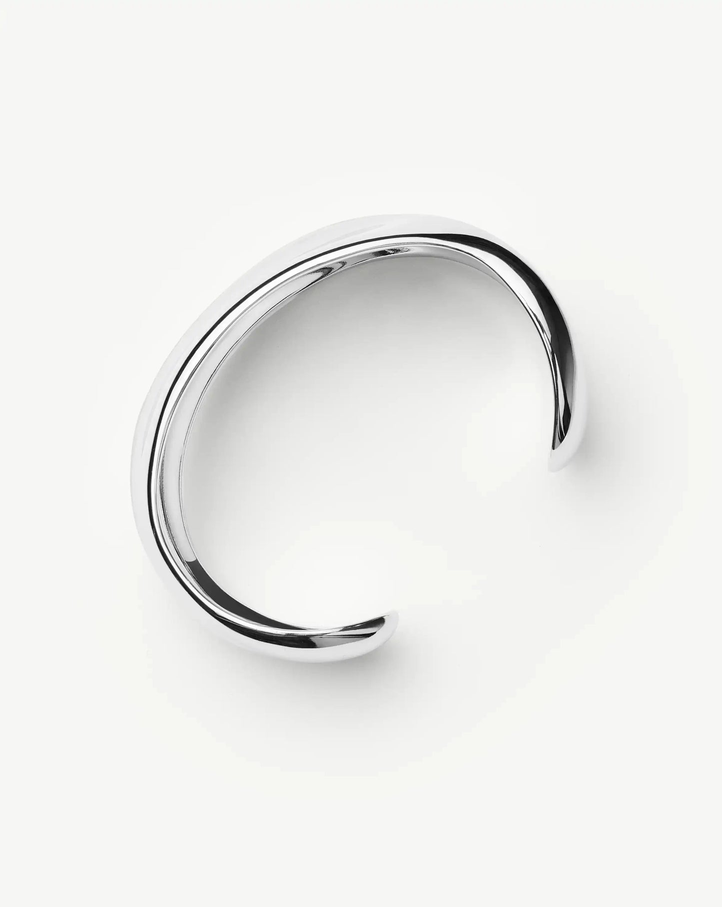 Sculptural Molten Cuff Bracelet | Silver Plated Bracelets Missoma 