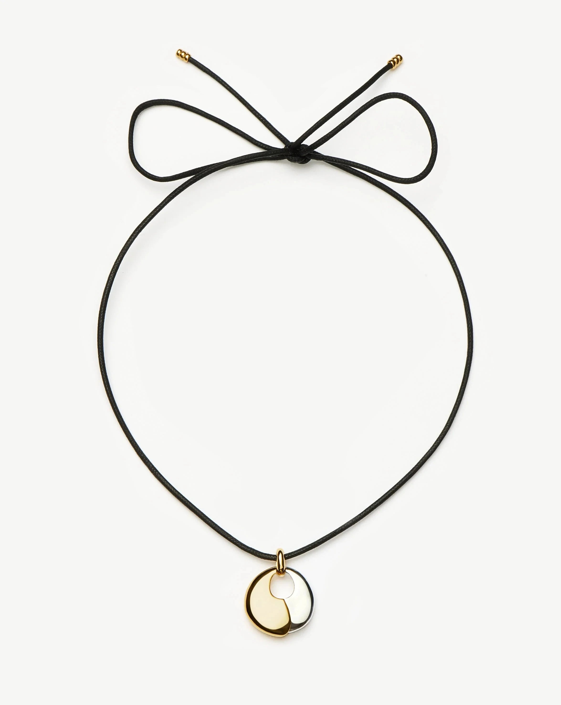 Sculptural Pebble Pendant Necklace Set | Mixed Metal Necklaces Missoma 