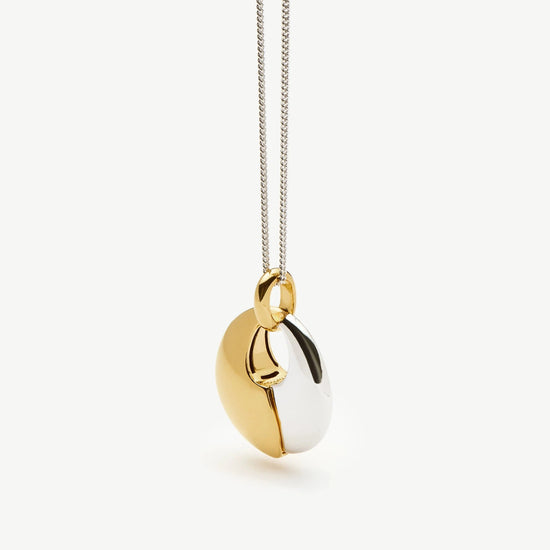 Sculptural Pebble Pendant Necklace Set | Mixed Metal Necklaces Missoma 