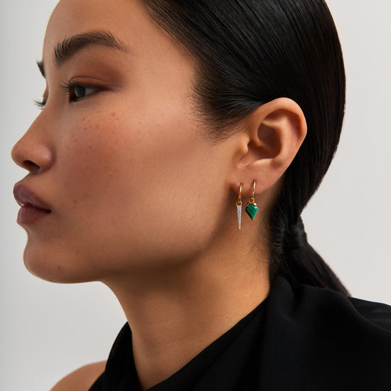 Shield & Spike Charm Hoop Earring Set | 18ct Gold Vermeil Layering Sets Missoma 