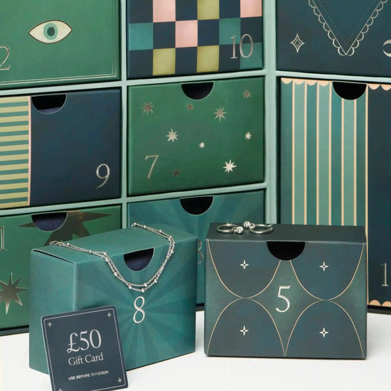 Silver Jewellery Advent Calendar | Silver Advent Calendar Missoma 