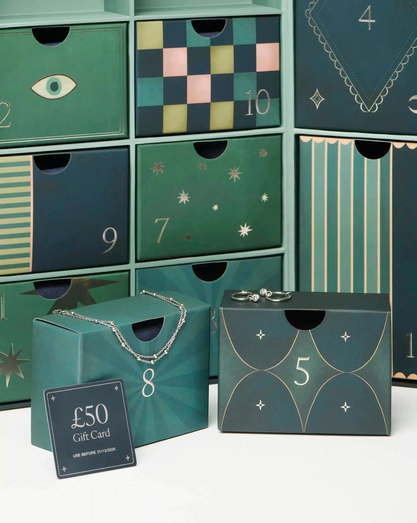 Silver Jewellery Advent Calendar | Silver Advent Calendar Missoma 