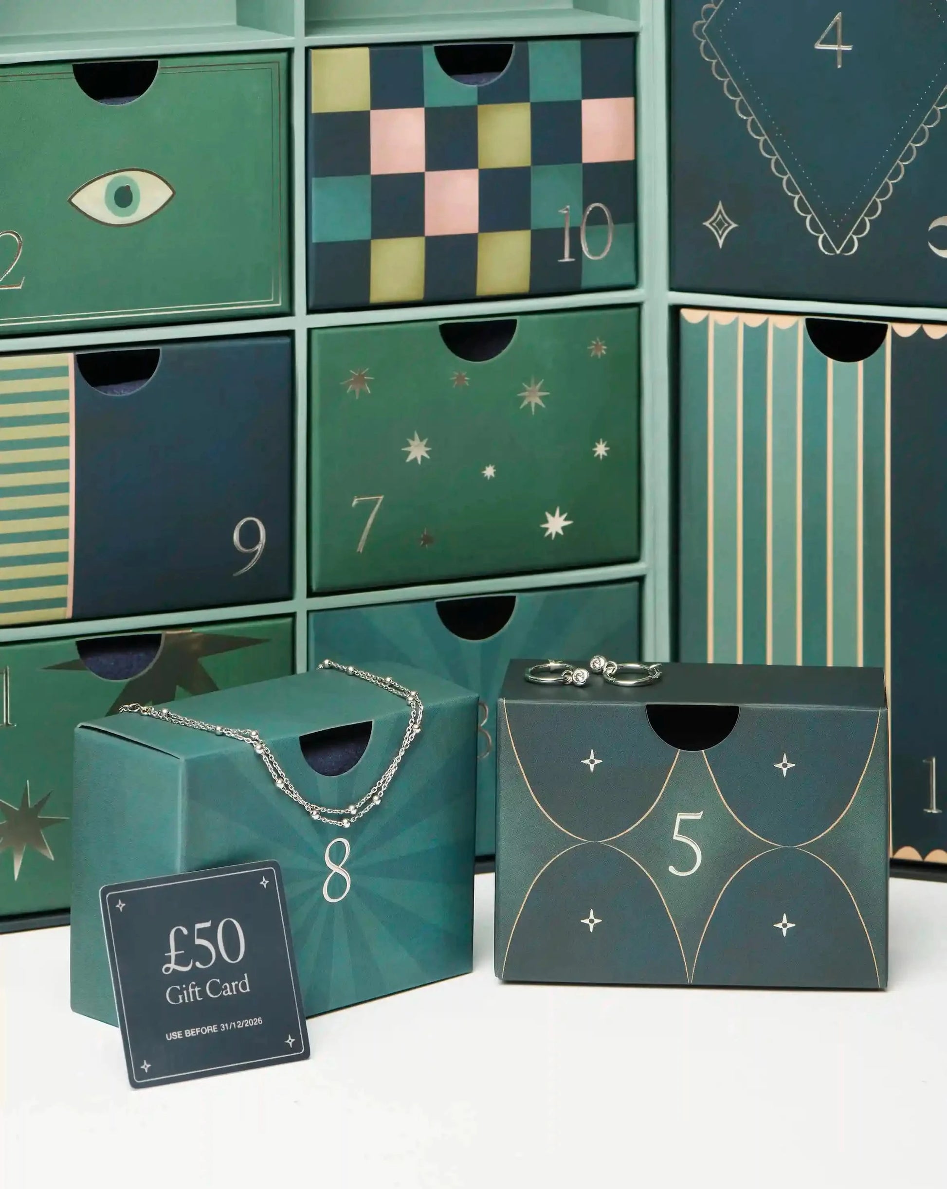 Silver Jewellery Advent Calendar | Silver Advent Calendar Missoma 