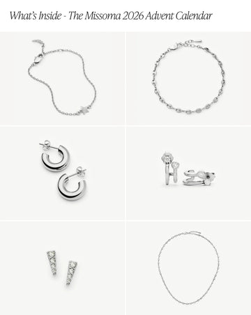 Silver Jewellery Advent Calendar | Silver Plated Advent Calendar Missoma 