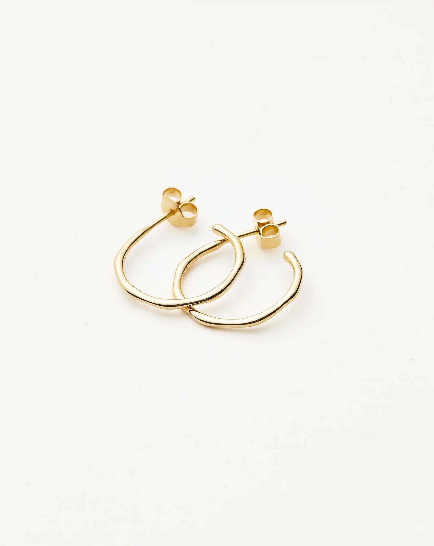 Small Molten Hoop Earrings Earrings Missoma 