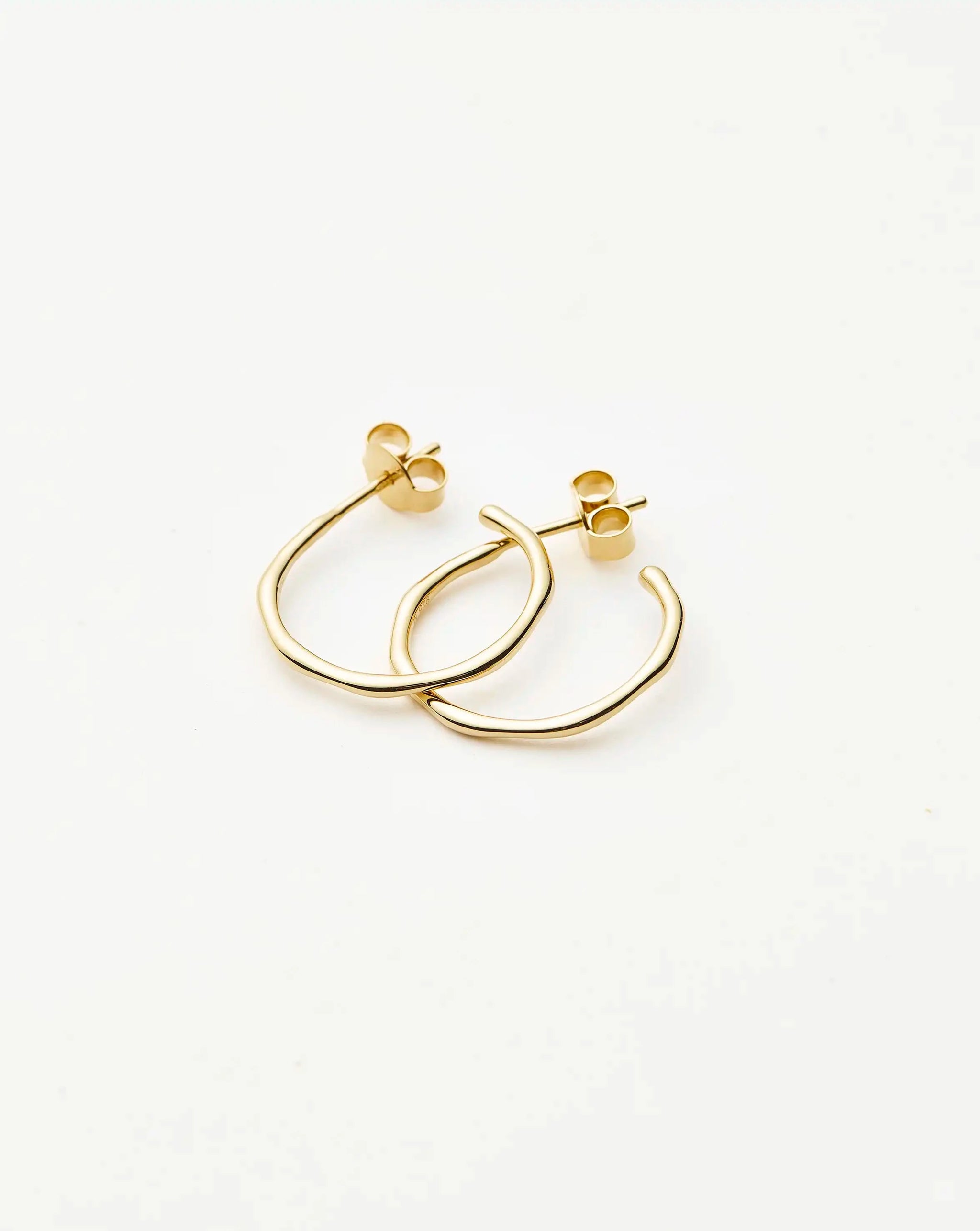 Small Molten Hoop Earrings Earrings Missoma 