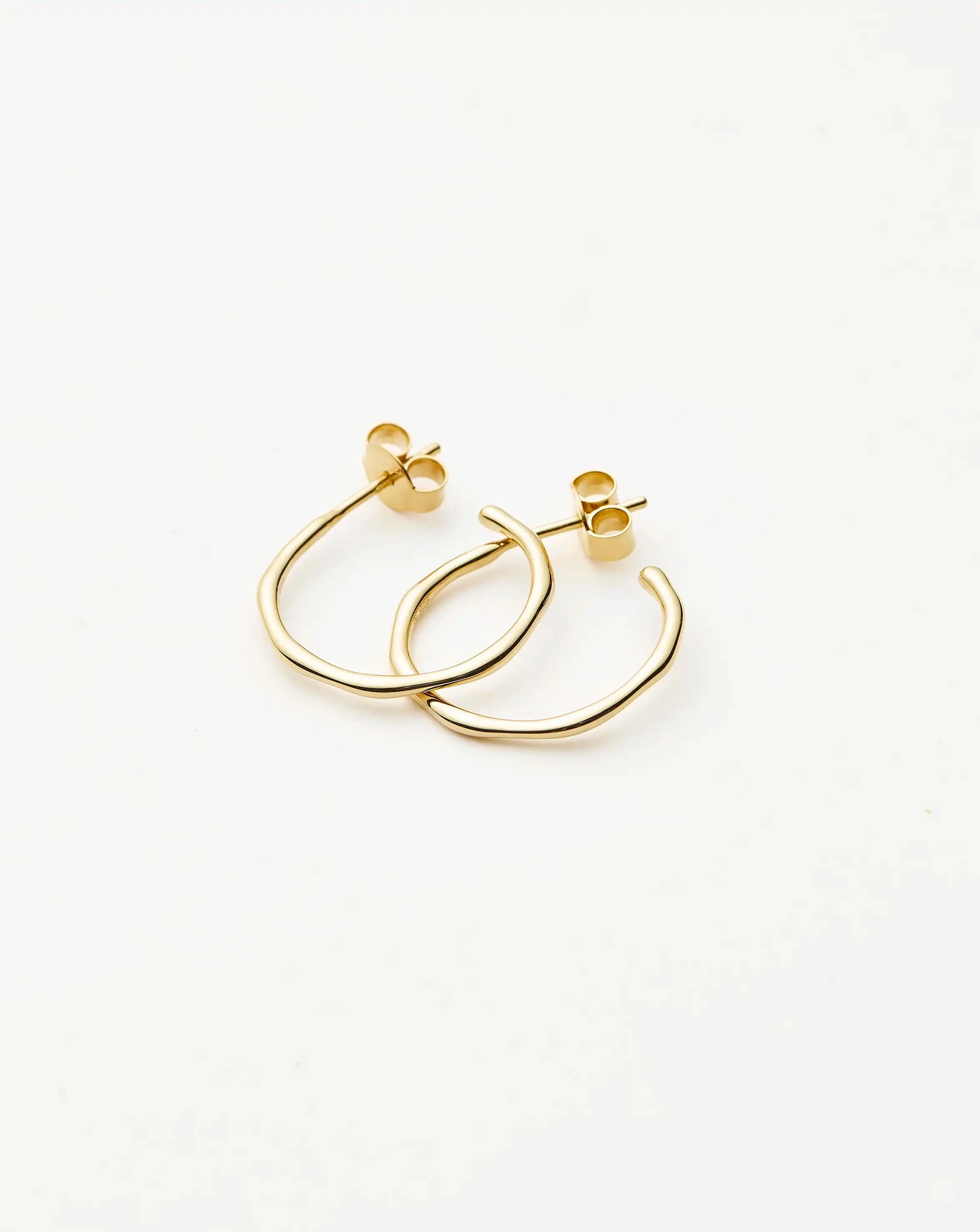 Small Molten Hoop Earrings Earrings Missoma 