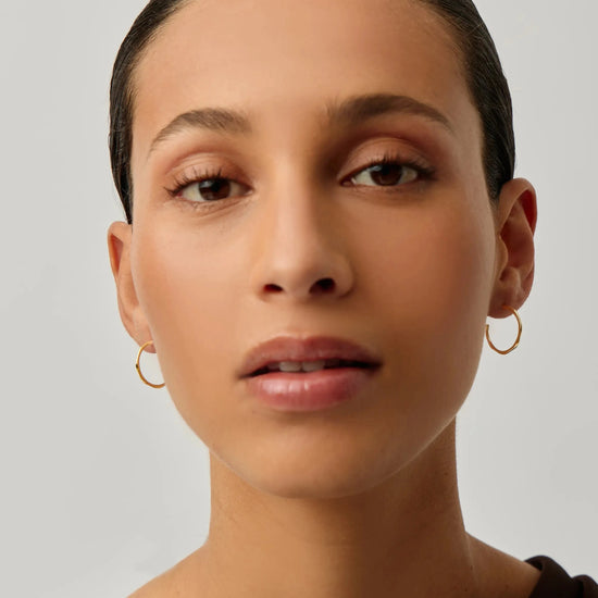 Small Molten Hoop Earrings Earrings Missoma 