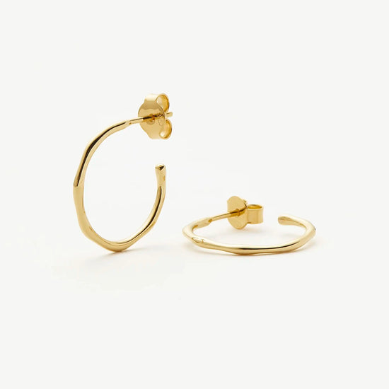 Small Molten Hoop Earrings Earrings Missoma 
