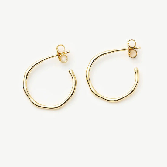 Small Molten Hoop Earrings Earrings Missoma 
