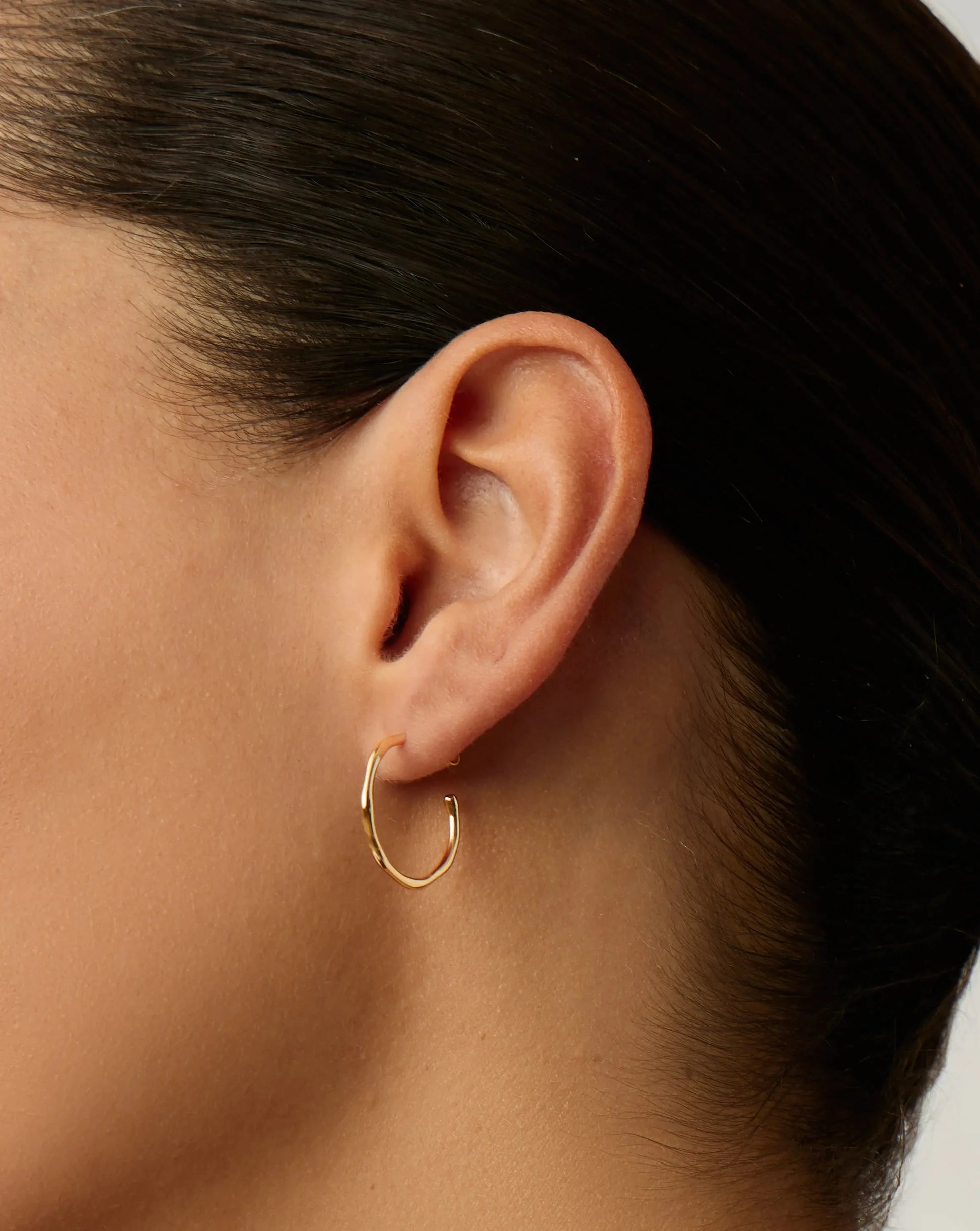 Small Molten Hoop Earrings Earrings Missoma 