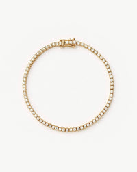 Solid Gold Diamond Tennis Bracelet | 14ct Solid Gold Lab Grown Diamonds Bracelets Missoma 