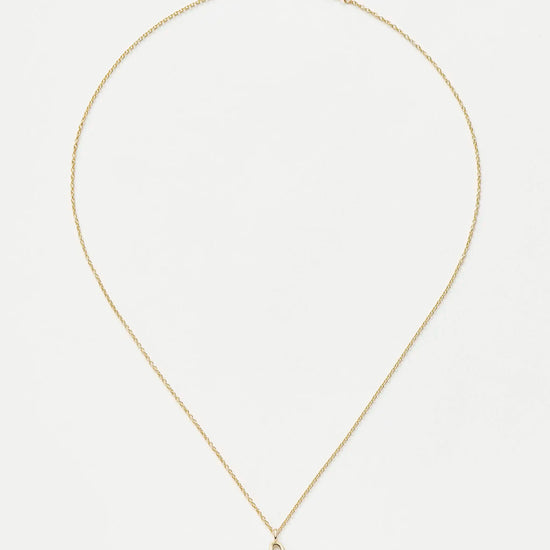 Solid Gold Initial Mini Pendant Necklace - D | 14ct Solid Gold Necklaces Missoma 