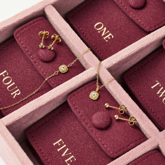 Solid Gold Jewellery Advent Calendar | 9ct Solid Yellow Gold Advent Calendar Missoma 
