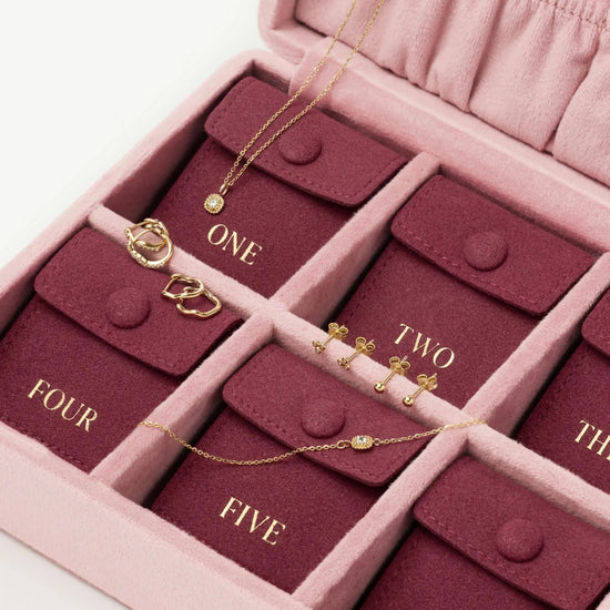 Solid Gold Jewellery Advent Calendar | 9ct Solid Yellow Gold Advent Calendar Missoma 