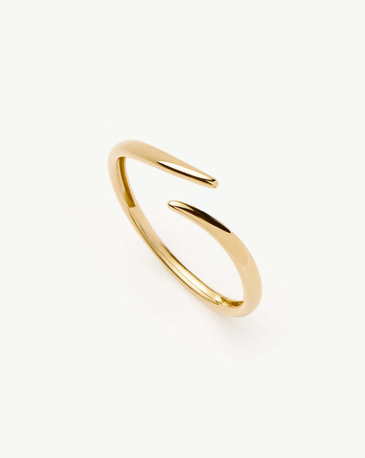 Solid Gold Open Claw Ring | 9ct Solid Yellow Gold Rings Missoma 