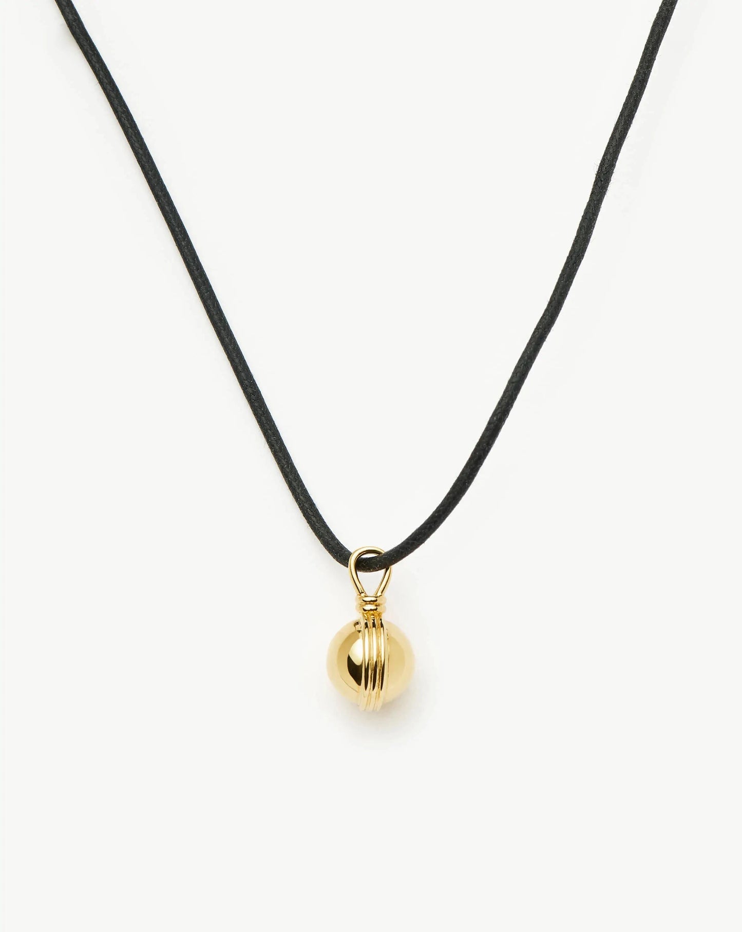 Sphere Pendant Cord Necklace | 18ct Gold Plated Necklaces Missoma 