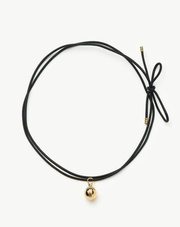 Sphere Pendant Cord Necklace | 18ct Gold Plated Necklaces Missoma 
