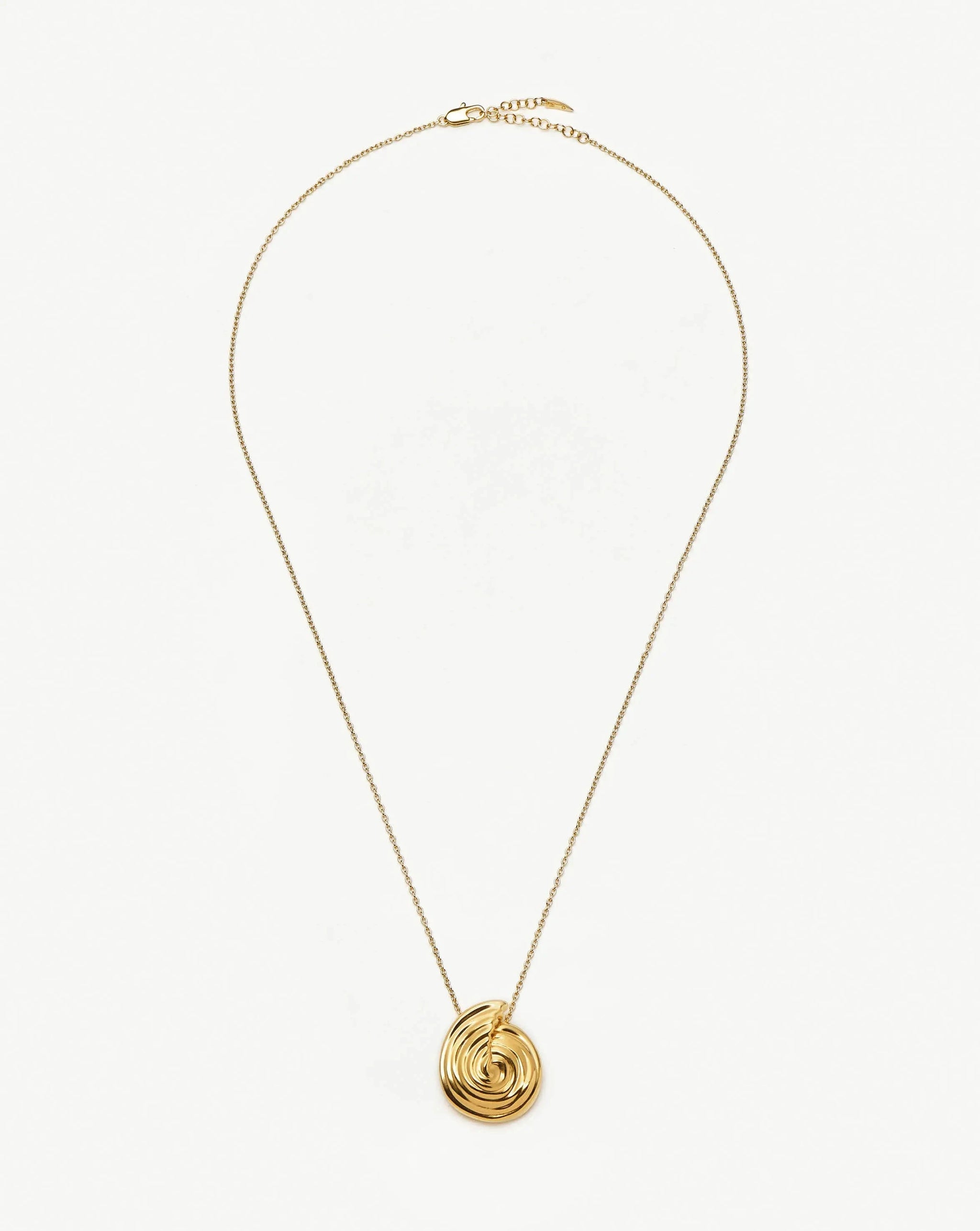 Spiral Large Pendant Necklace | 18ct Gold Plated Necklaces Missoma 