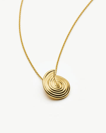 Spiral Mini Pendant Necklace | 18ct Gold Plated Necklaces Missoma 
